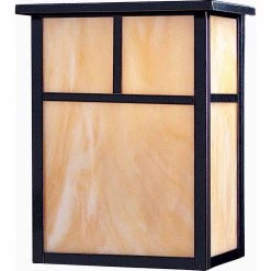 Coldwater 9 in. W 2-Light Burnished Outdoor Wall Lantern Sconce by Maxim Lighting