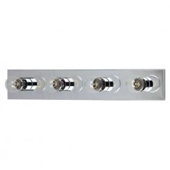 Essentials 4-Light Polished Chrome Bath Vanity Light by Maxim Lighting