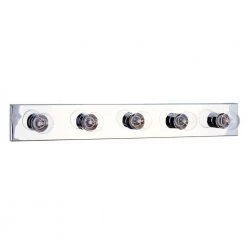 Essentials 5-Light Polished Chrome Bath Vanity Light by Maxim Lighting