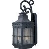 Nantucket 4-Light Country Forge Outdoor Wall Lantern Sconce by Maxim Lighting