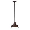 Pier M 8.25 in. Wide Empire Bronze 1-Light Outdoor Hanging Lantern by Maxim Lighting