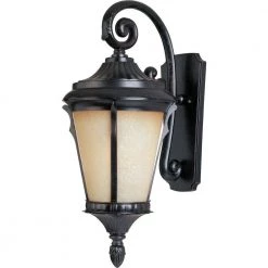 Odessa 1-Light Espresso Outdoor Wall Mount Sconce by Maxim Lighting