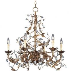 Elegante 6-Light Etruscan Gold Chandelier by Maxim Lighting
