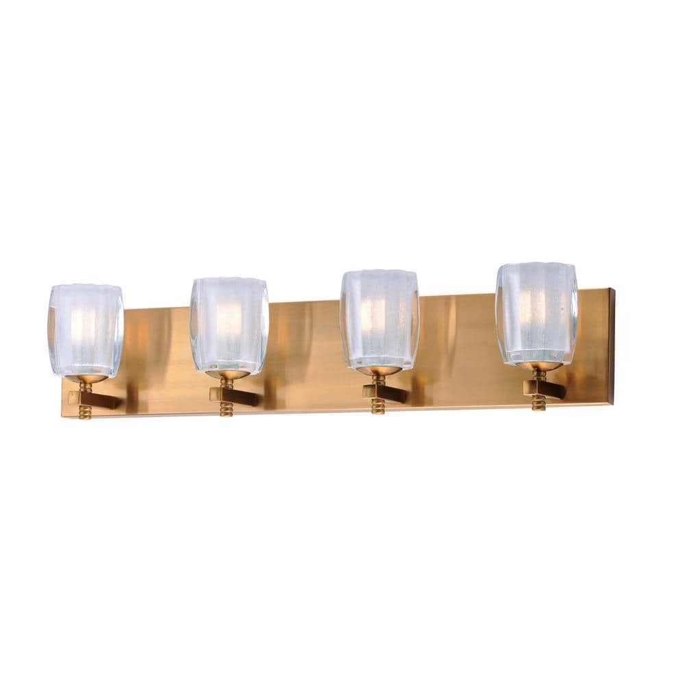 Bravado 4-Light Golden Bronze Vanity Light by Maxim Lighting 1 Bravado 4-Light Golden Bronze Vanity Light by Maxim Lighting