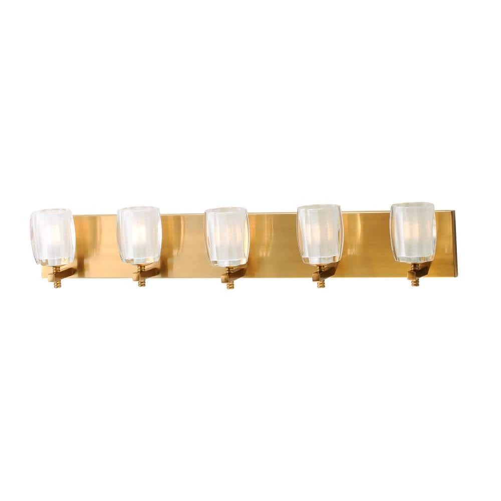 Bravado 5-Light Golden Bronze Vanity Light by Maxim Lighting 1 Bravado 5-Light Golden Bronze Vanity Light by Maxim Lighting