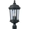 Dover Vivex 3-Light Bronze Outdoor Pole/Post Mount by Maxim Lighting