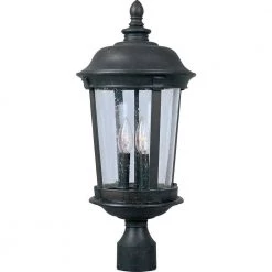 Dover Vivex 3-Light Bronze Outdoor Pole/Post Mount by Maxim Lighting