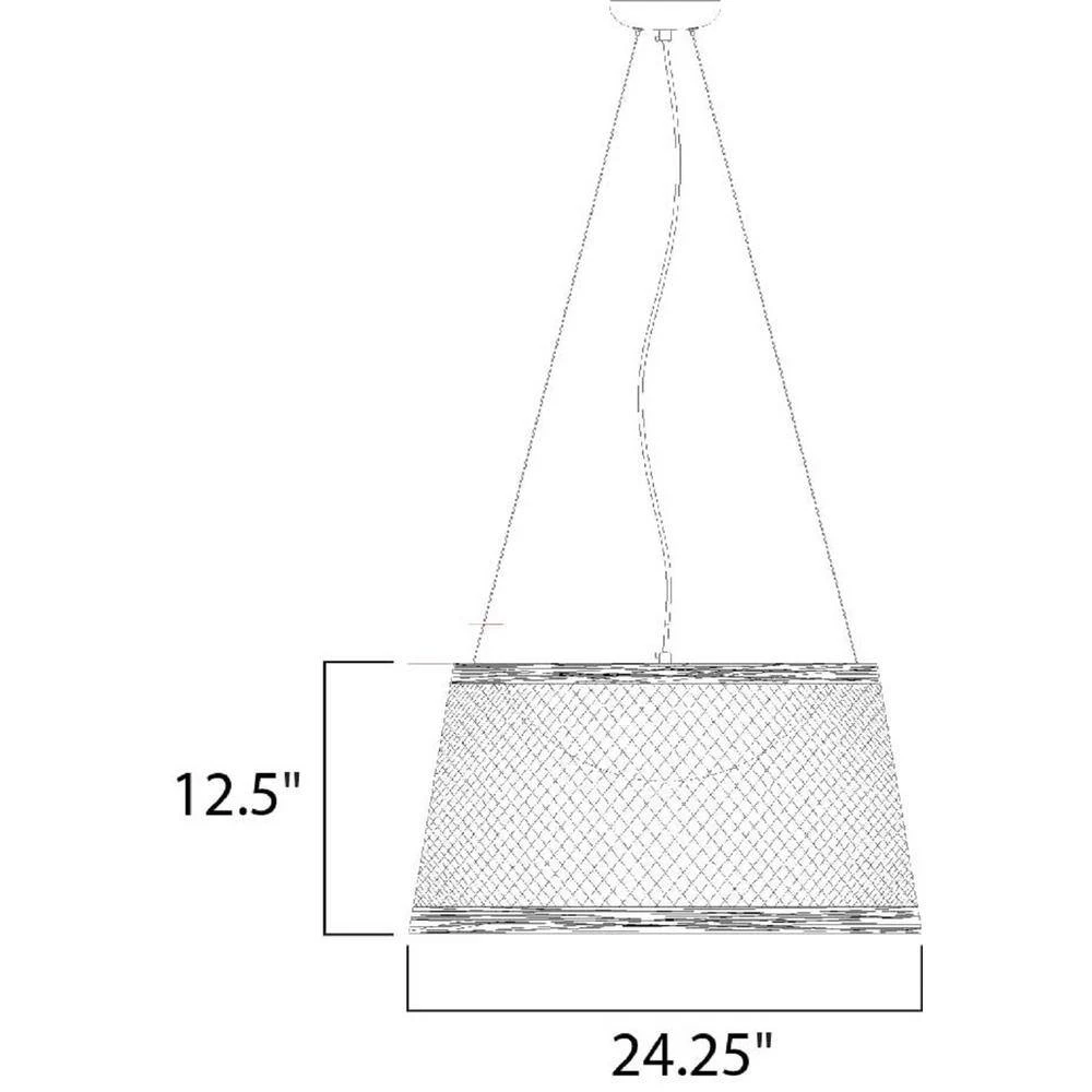 Bahama 1-Light Natural Pendant by Maxim Lighting 2 Bahama 1-Light Natural Pendant by Maxim Lighting - Image 2