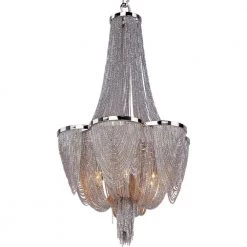 Chantilly 6-Light Polished Nickel Chandelier by Maxim Lighting