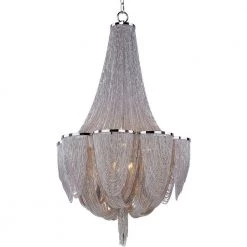 Chantilly 10-Light Polished Nickel Chandelier by Maxim Lighting