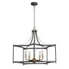 Wellington 5-Light Oil Rubbed Bronze/Antique Brass Pendant by Maxim Lighting