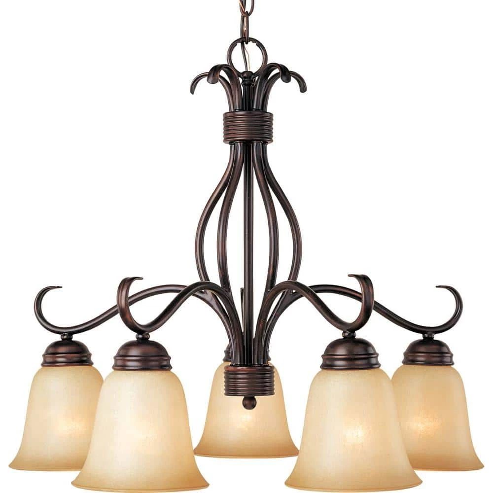 Basix 5-Light Oil Rubbed Bronze Chandelier by Maxim Lighting 1 Basix 5-Light Oil Rubbed Bronze Chandelier by Maxim Lighting