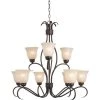 Basix 9-Light Oil-Rubbed Bronze Chandelier by Maxim Lighting
