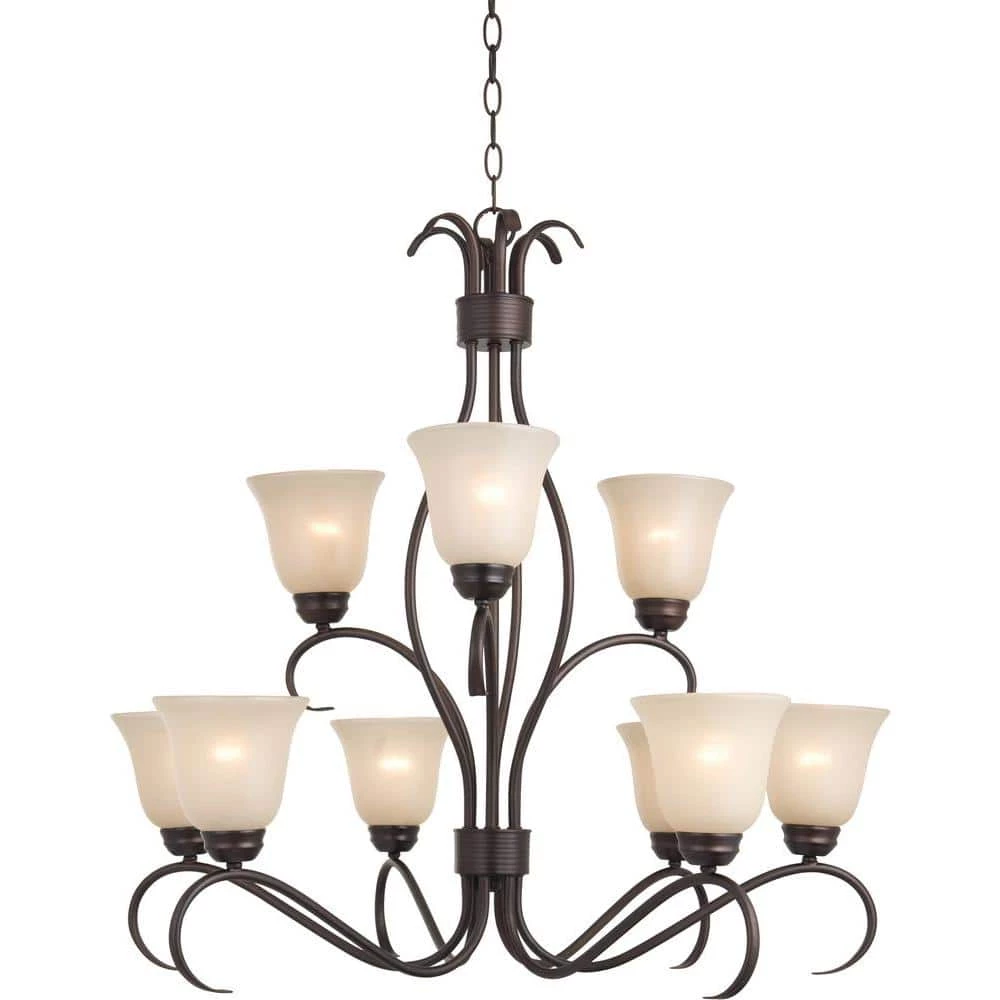 Basix 9-Light Oil-Rubbed Bronze Chandelier by Maxim Lighting 1 Basix 9-Light Oil-Rubbed Bronze Chandelier by Maxim Lighting