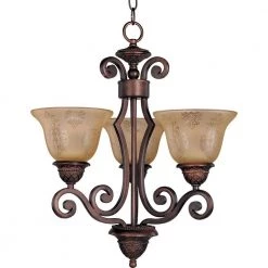 Symphony 3-Light Oil-Rubbed Bronze Mini Chandelier by Maxim Lighting