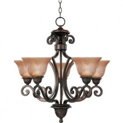 Symphony 5-Light Oil Rubbed Bronze Chandelier by Maxim Lighting