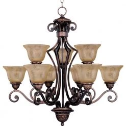 Symphony 9-Light Oil-Rubbed Bronze Chandelier by Maxim Lighting