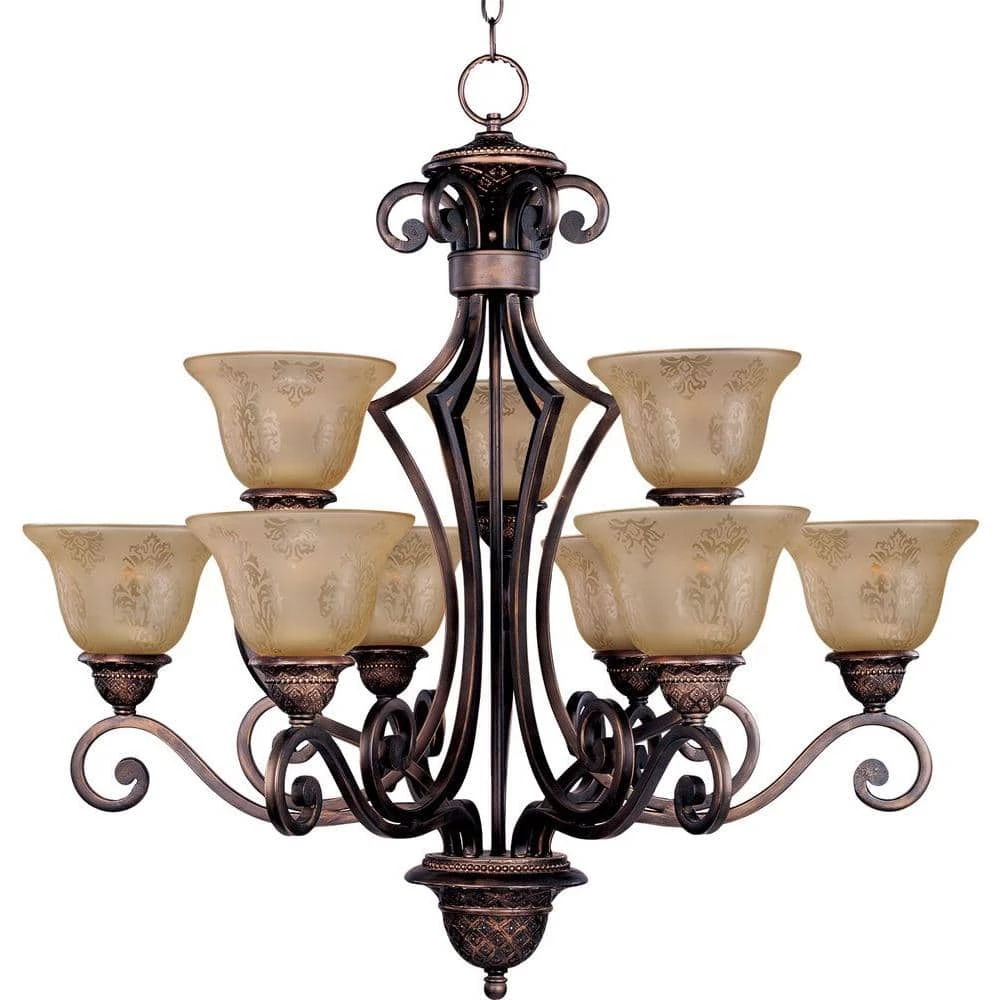 Symphony 9-Light Oil-Rubbed Bronze Chandelier by Maxim Lighting 1 Symphony 9-Light Oil-Rubbed Bronze Chandelier by Maxim Lighting