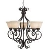 Manor 5-Light Oil Rubbed Bronze Chandelier by Maxim Lighting