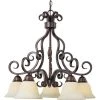 Manor 5-Light Oil Rubbed Bronze Chandelier by Maxim Lighting