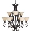 Manor 9-Light Oil Rubbed Bronze Chandelier by Maxim Lighting