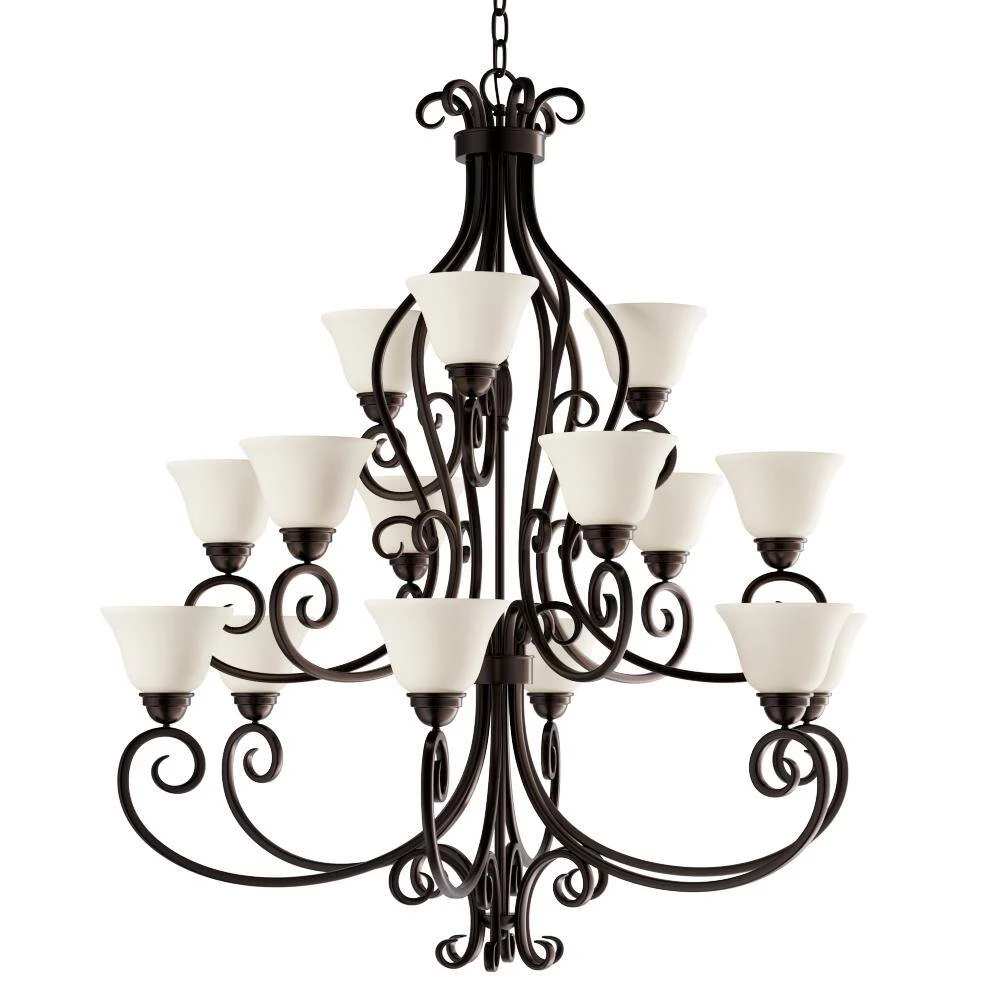 Manor 15-Light Oil-rubbed bronze Chandelier by Maxim Lighting 3 Manor 15-Light Oil-rubbed bronze Chandelier by Maxim Lighting - Image 3