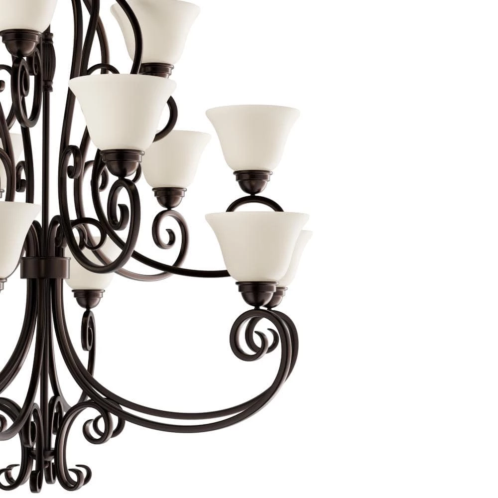 Manor 15-Light Oil-rubbed bronze Chandelier by Maxim Lighting 2 Manor 15-Light Oil-rubbed bronze Chandelier by Maxim Lighting - Image 2