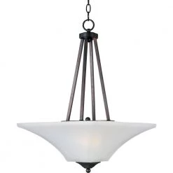 Aurora 2-Light Oil-Rubbed Bronze Invert Bowl Pendant by Maxim Lighting