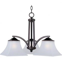 Aurora 3-Light Oil-Rubbed Bronze Chandelier by Maxim Lighting