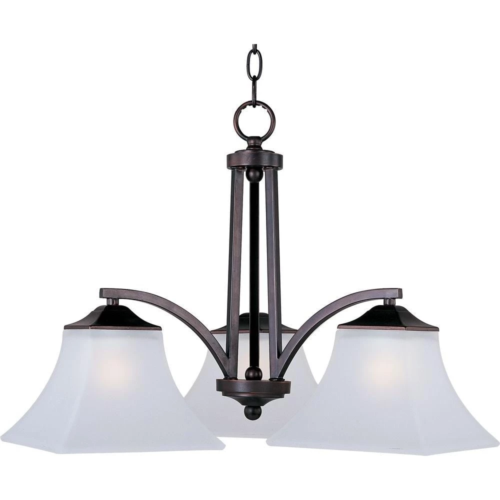 Aurora 3-Light Oil-Rubbed Bronze Chandelier by Maxim Lighting 1 Aurora 3-Light Oil-Rubbed Bronze Chandelier by Maxim Lighting