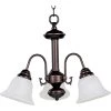 Malaga 3-Light Oil-Rubbed Bronze Mini Chandelier by Maxim Lighting