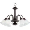 Malaga 5-Light Oil-Rubbed Bronze Chandelier by Maxim Lighting
