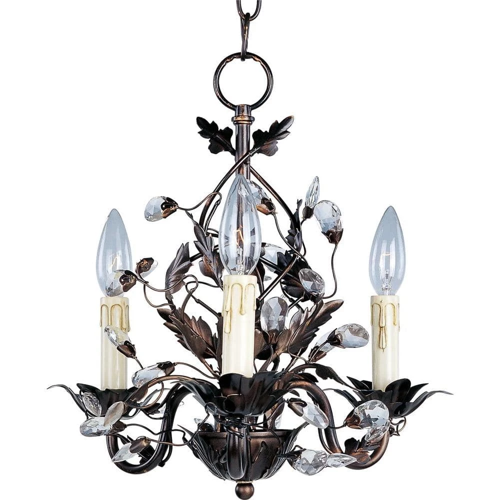 Elegante 3-Light Oil Rubbed Bronze Chandelier by Maxim Lighting 1 Elegante 3-Light Oil Rubbed Bronze Chandelier by Maxim Lighting