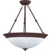 Essentials 3-Light Oil-Rubbed Bronze Pendant by Maxim Lighting