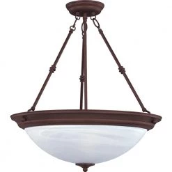 Essentials 3-Light Oil-Rubbed Bronze Pendant by Maxim Lighting