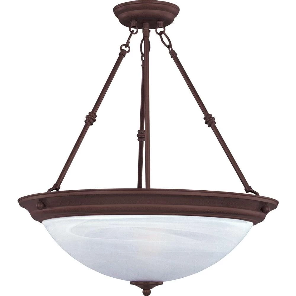Essentials 3-Light Oil-Rubbed Bronze Pendant by Maxim Lighting 1 Essentials 3-Light Oil-Rubbed Bronze Pendant by Maxim Lighting