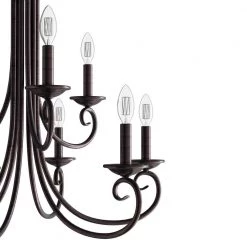 Loft 9-Light Oil-Rubbed Bronze Chandelier by Maxim Lighting -Maxim Lighting Sales Store oil rubbed bronze maxim lighting chandeliers 70006oi 40 1000