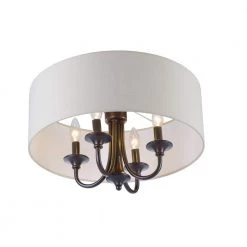 Bongo 4-Light Oil Rubbed Bronze Semi-Flush Mount by Maxim Lighting