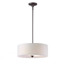 Bongo 3-Light Oil Rubbed Bronze Semi-Flushmount by Maxim Lighting