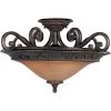 Symphony 3-Light Oil-Rubbed Bronze Semi-Flush Mount Light by Maxim Lighting