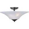 Aurora 2-Light Oil-Rubbed Bronze Semi-Flush Mount Light by Maxim Lighting