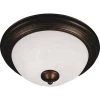 Essentials 2-Light Oil-Rubbed Bronze Flush Mount by Maxim Lighting