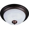 Essentials 2-Light Oil-Rubbed Bronze Flush Mount by Maxim Lighting
