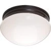 Essentials 2-Light Oil-Rubbed Bronze Flushmount by Maxim Lighting