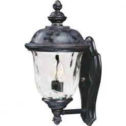 Carriage House Vivex 3-Light Oriental Bronze Outdoor Wall Lantern Sconce by Maxim Lighting
