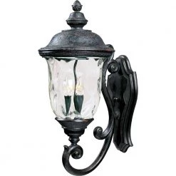 Carriage House Vivex 3-Light Oriental Bronze Wall Mount Sconce by Maxim Lighting