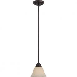 Manor 1-Light Oil Rubbed Bronze Mini Pendant by Maxim Lighting