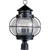 Portsmouth 3-Light Oil-Rubbed Bronze Outdoor Pole/Post Mount by Maxim Lighting