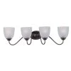 Stefan 4-Light Oil Rubbed Bronze Bath Light Vanity by Maxim Lighting