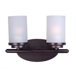 Corona 2-Light Oil Rubbed Bronze Bath Light Vanity by Maxim Lighting